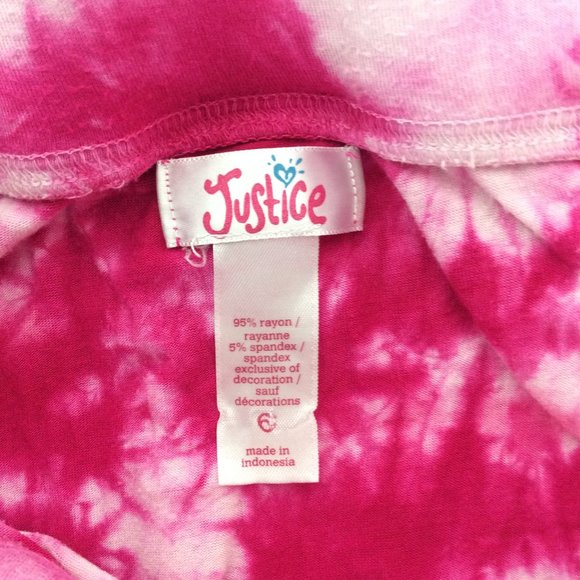 Pink Tie Dye Justice Skirt - Picture 4 of 4